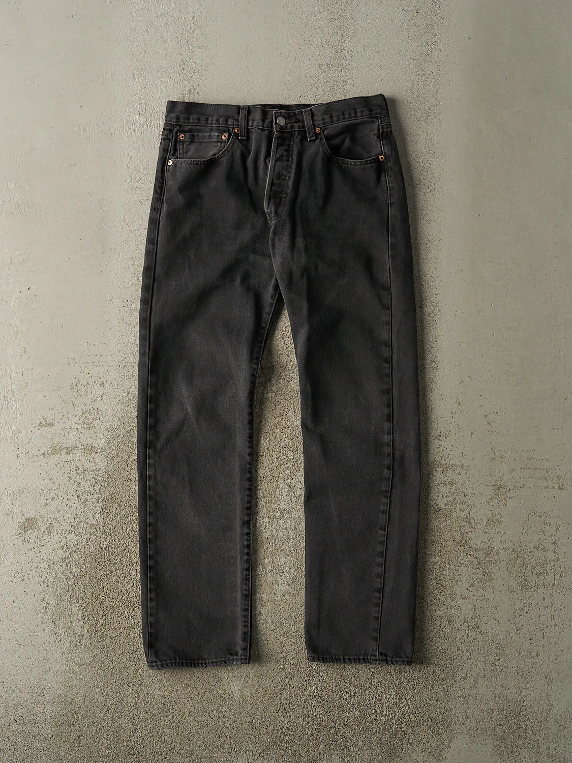 Vintage 90s Faded Black Levi's 501 Denim Pants (31x30.5) sold by Rebalance Vintage