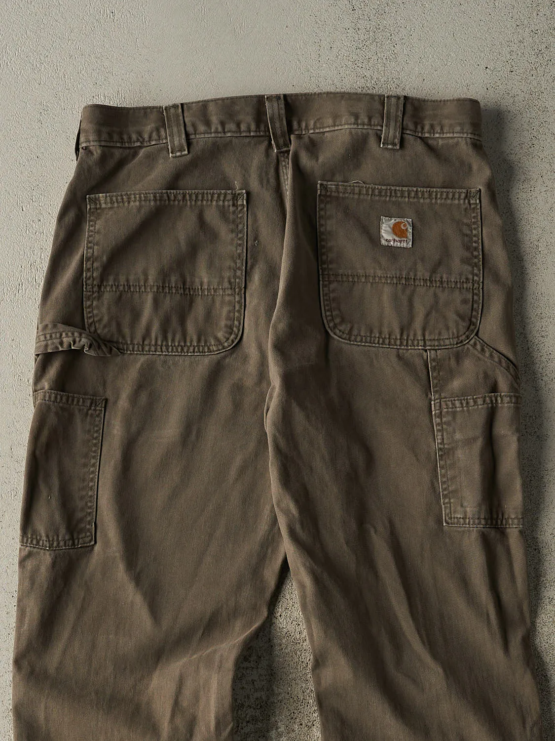 Vintage Y2K Green Carhartt Carpenter Pants (33x31) sold by Rebalance Vintage product image thumbnail 4