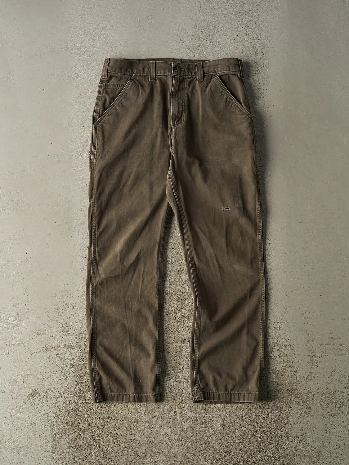 Vintage Y2K Green Carhartt Carpenter Pants (33x31) sold by Rebalance Vintage