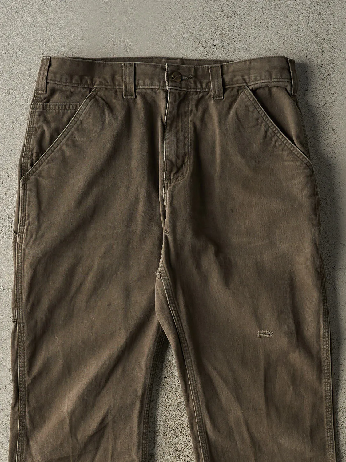 Vintage Y2K Green Carhartt Carpenter Pants (33x31) sold by Rebalance Vintage product image thumbnail 3