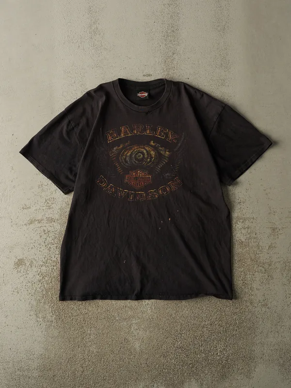 Vintage Y2K Black Harley Davidson Quebec Tee (L/XL) sold by Rebalance Vintage