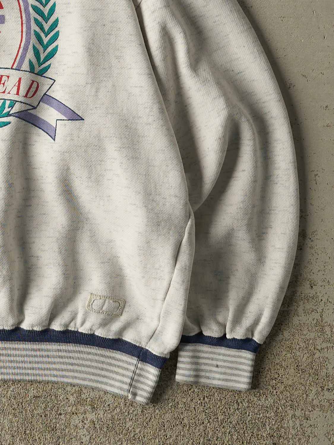 Vintage 80s Heather Grey Hilton Head Ribbed Crewneck (XS/S) sold by Rebalance Vintage product image thumbnail 3