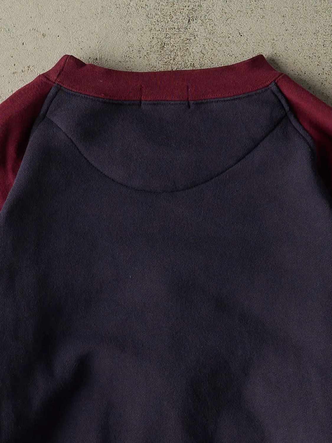 Vintage Y2K Burgundy & Navy Izod Embroidered Crewneck (XL) sold by Rebalance Vintage product image thumbnail 4