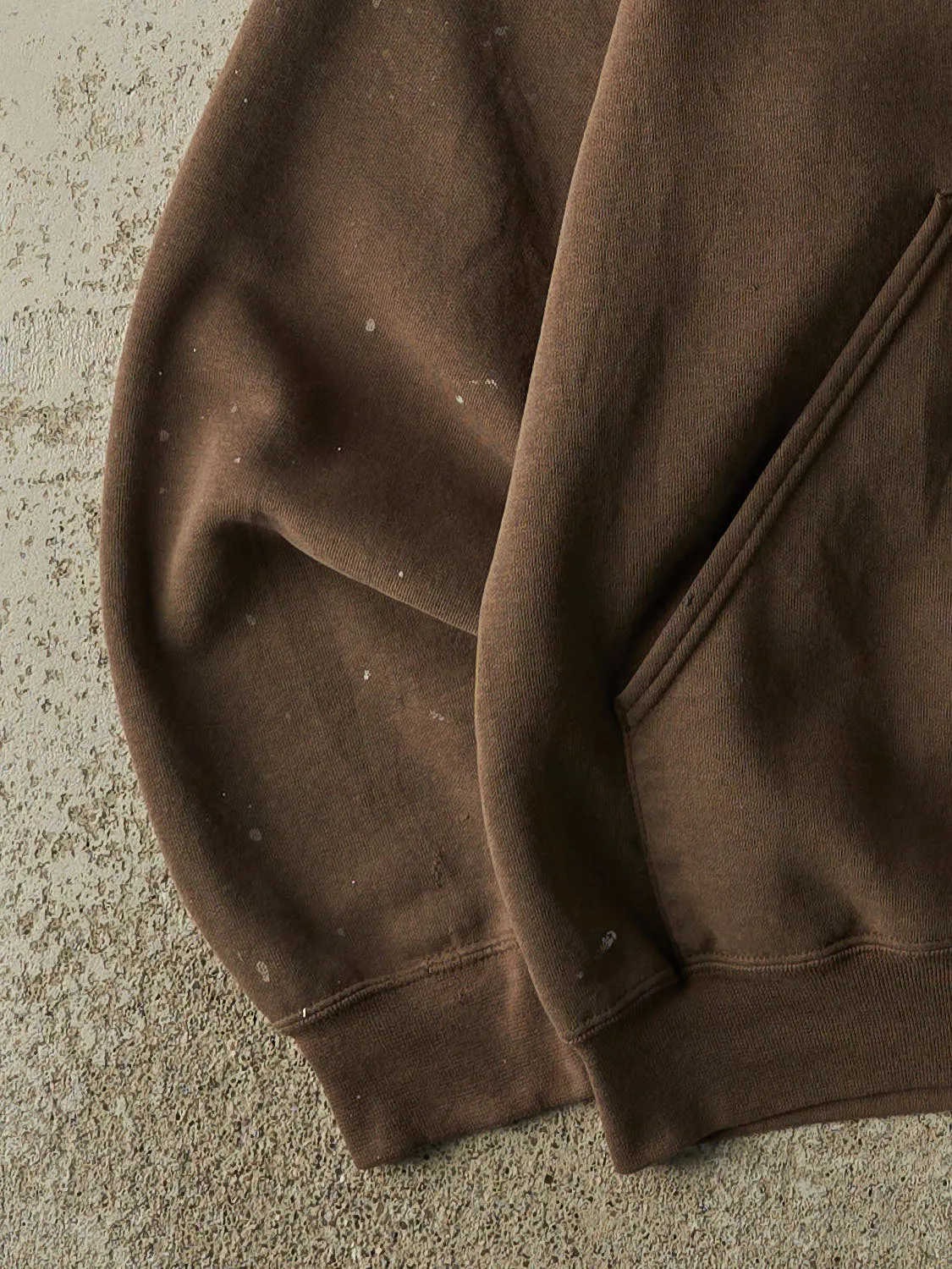 Vintage 90s Sun Faded Brown Carhartt Embroidered Hoodie (L/XL) sold by Rebalance Vintage product image thumbnail 3