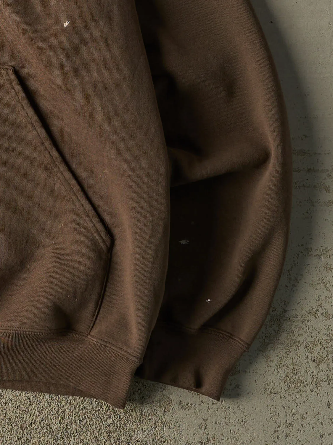 Vintage 90s Sun Faded Brown Carhartt Embroidered Hoodie (L/XL) sold by Rebalance Vintage product image thumbnail 4