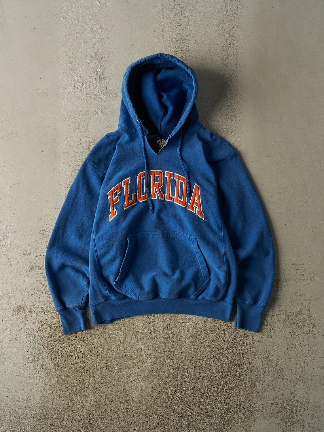Vintage Y2K Blue University of Florida Embroidered Hoodie (S/M) sold by Rebalance Vintage