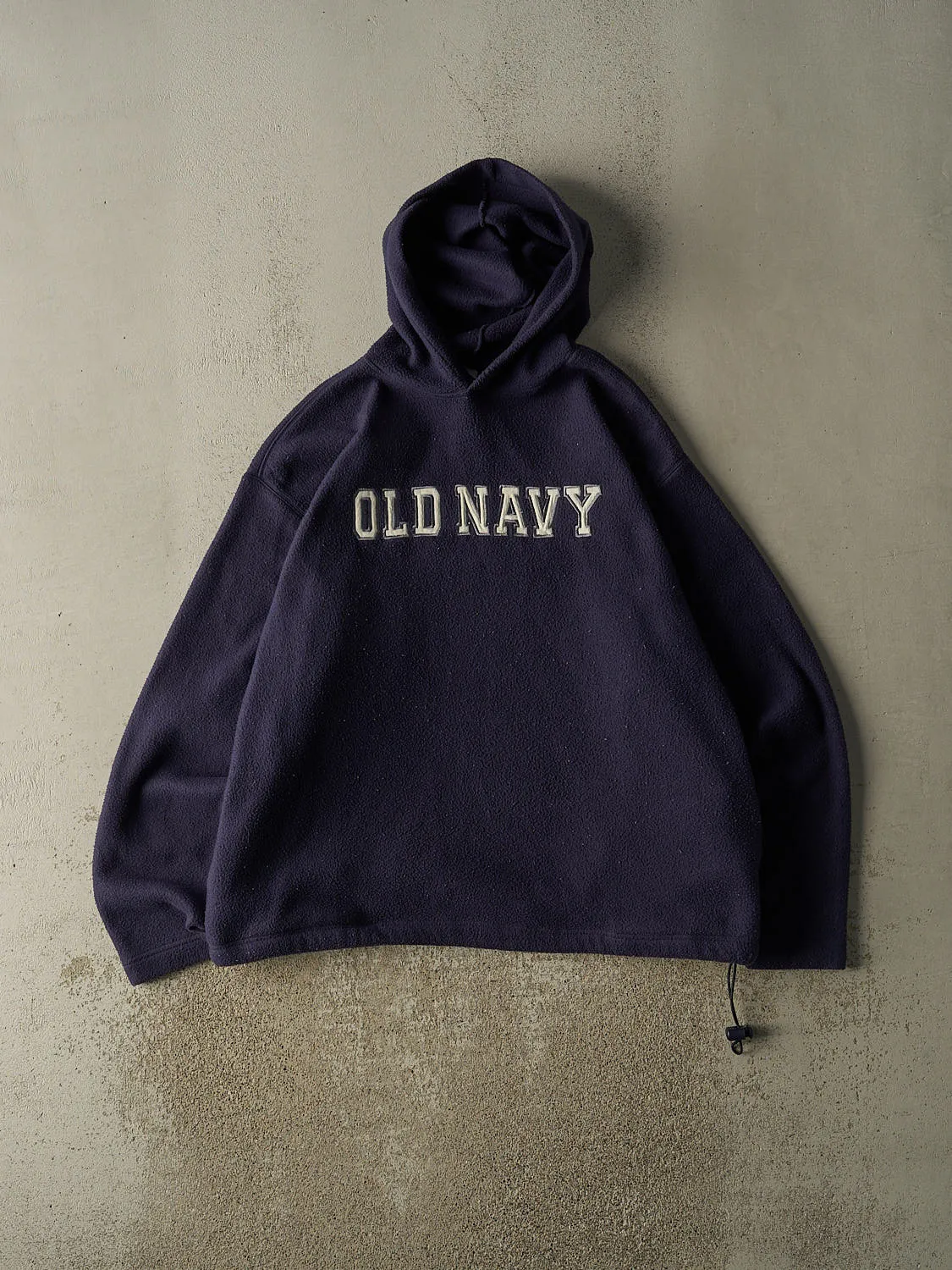 Vintage Y2K Navy Blue Old Navy Fleece Hoodie (XXL) sold by Rebalance Vintage