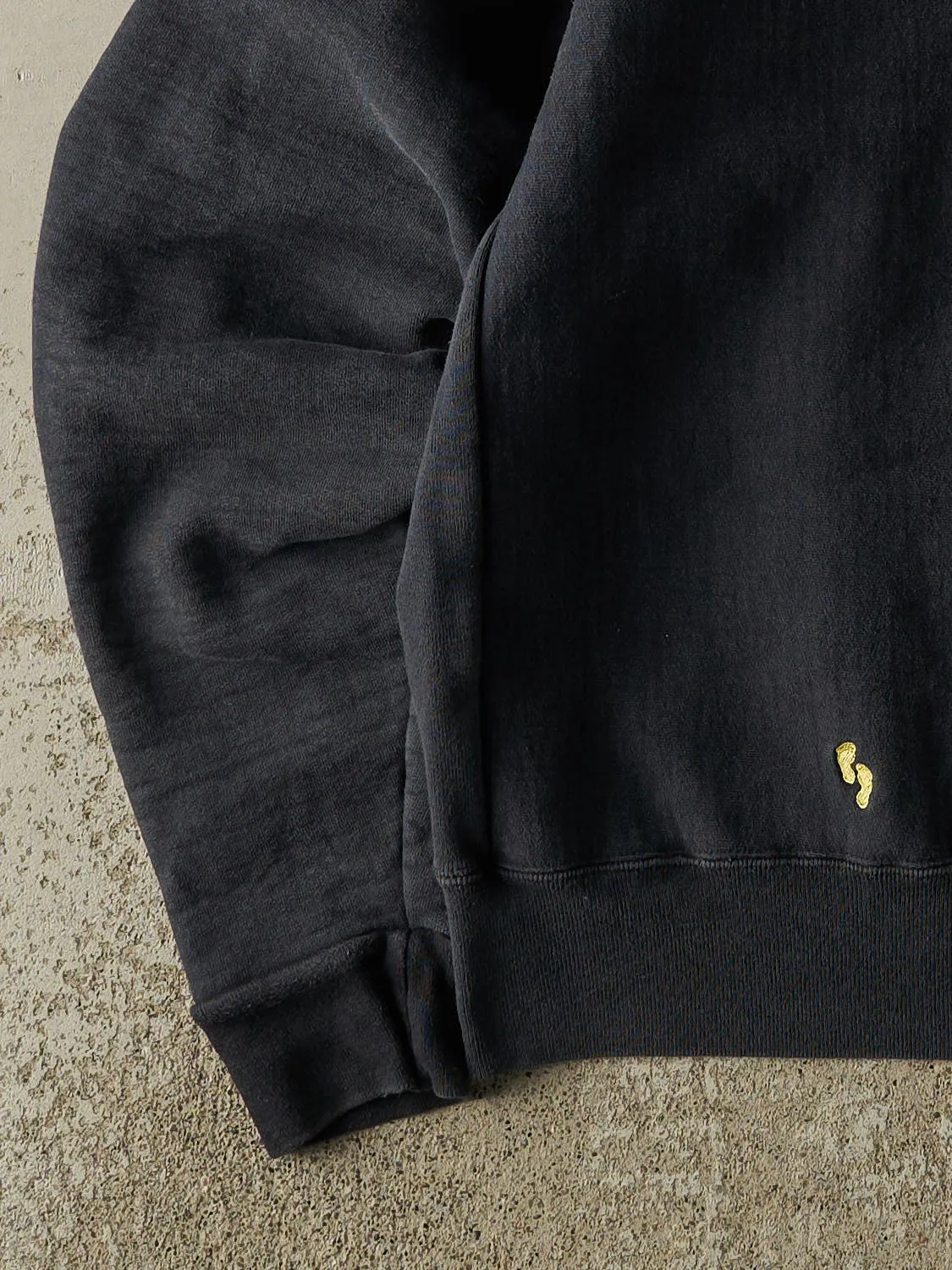 Vintage 80s Faded Black Barefoot Sportswear Crewneck (L) sold by Rebalance Vintage product image thumbnail 3