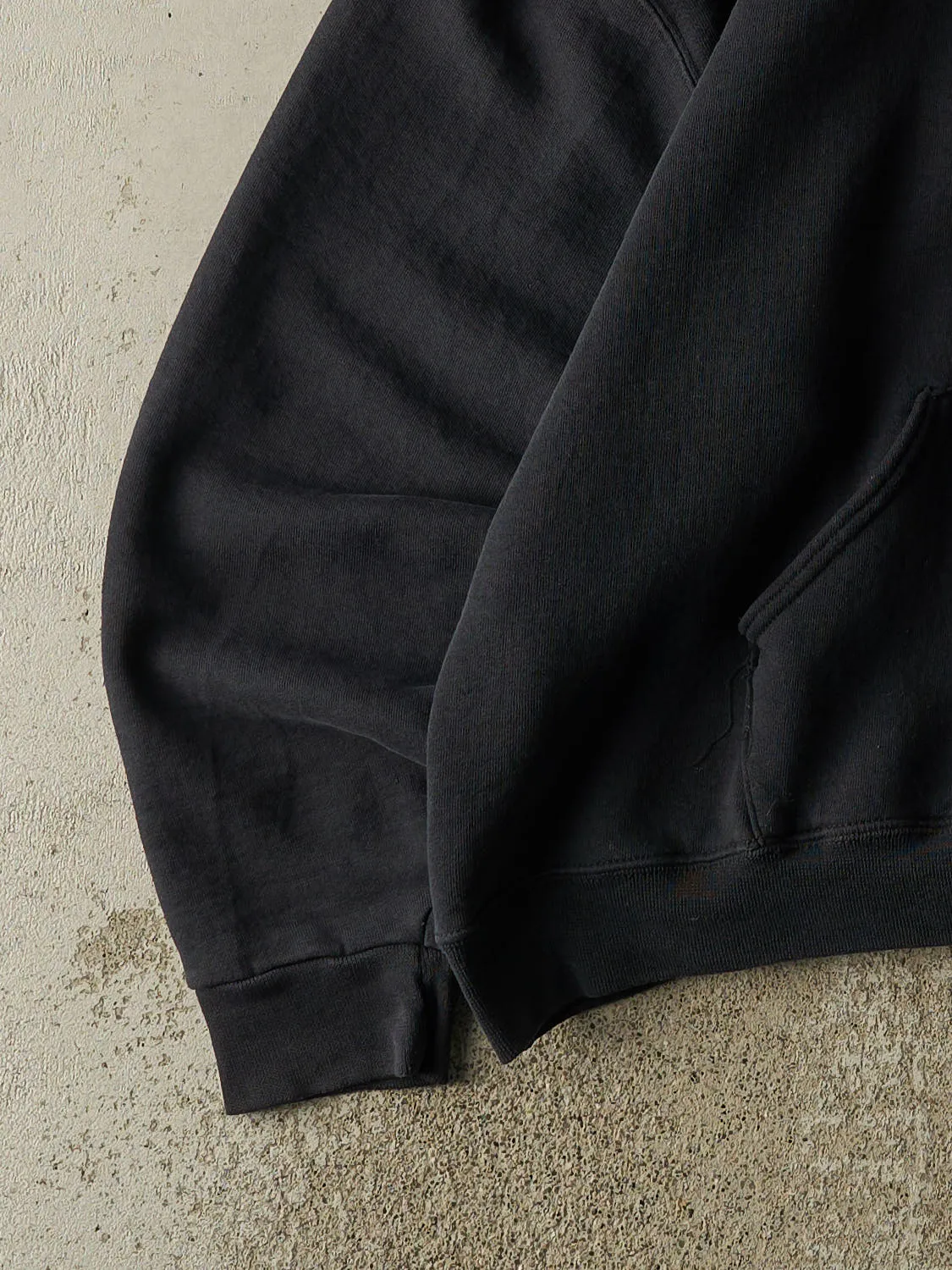 Vintage Y2K Black Russell Athletic Blank Hoodie (XL/XXL) sold by Rebalance Vintage product image thumbnail 3