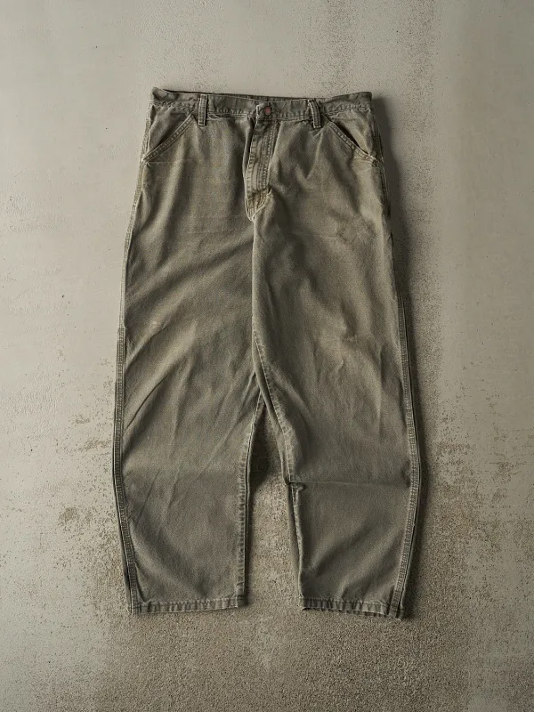 Vintage 90s Green Rustler Carpenter Pants (35x31) sold by Rebalance Vintage