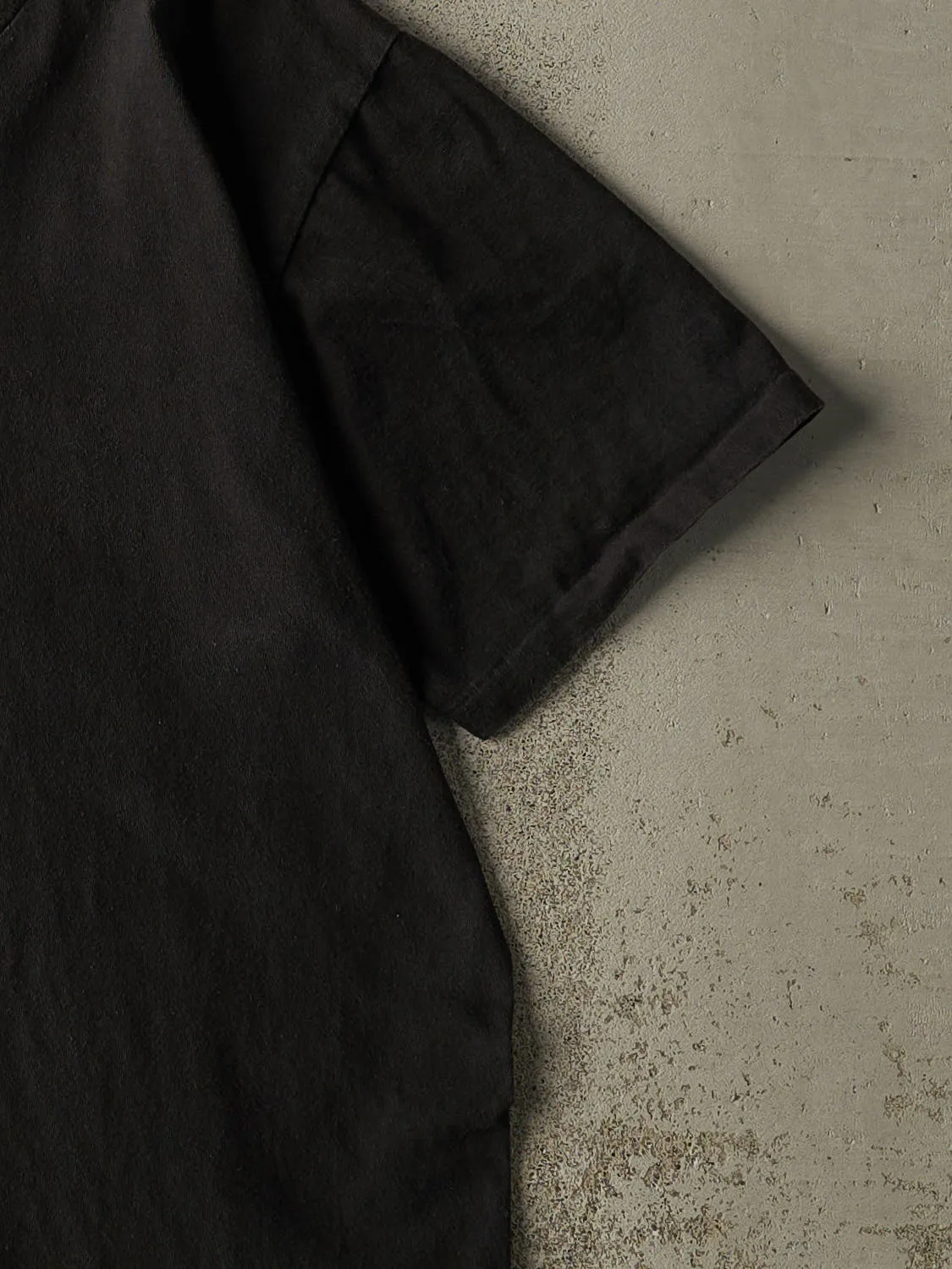 Vintage 80s Black Blank Single Stitch Tee (M/L) sold by Rebalance Vintage product image thumbnail 4