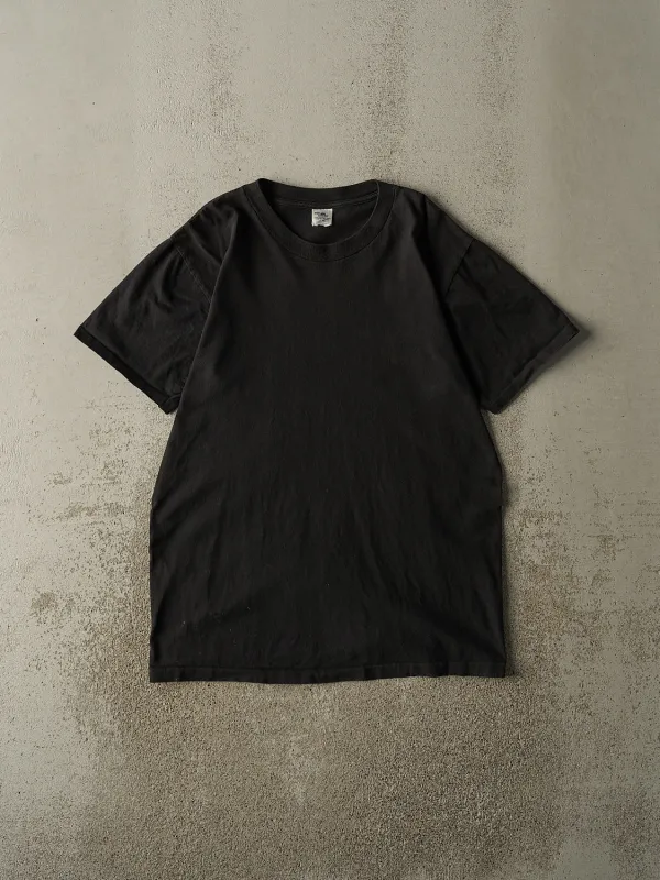 Vintage 80s Black Blank Single Stitch Tee (M/L) sold by Rebalance Vintage