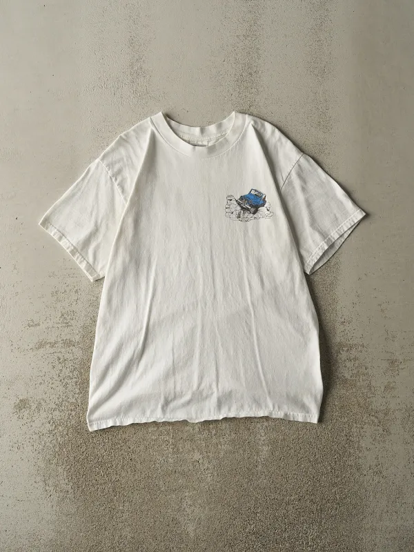 Vintage 00' White Jeep Tee (M/L) sold by Rebalance Vintage