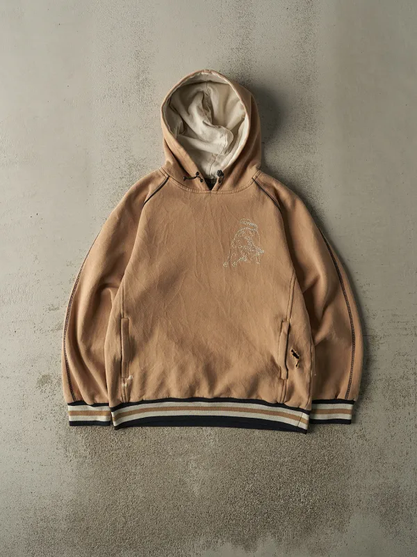 Vintage Y2K Beige Lamborghini Embroidered Hoodie (M/L) sold by Rebalance Vintage