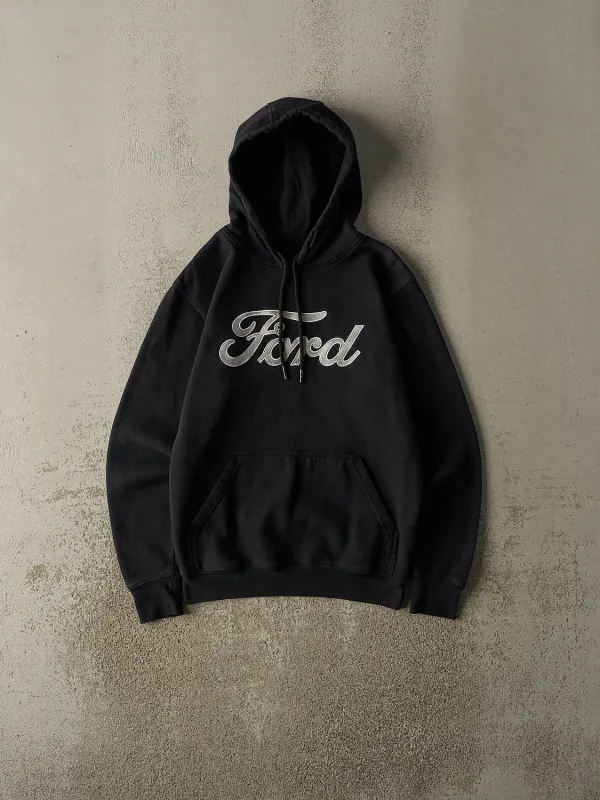 Vintage Y2K Black Ford Embroidered Hoodie (XS/S) made by Rebalance Vintage