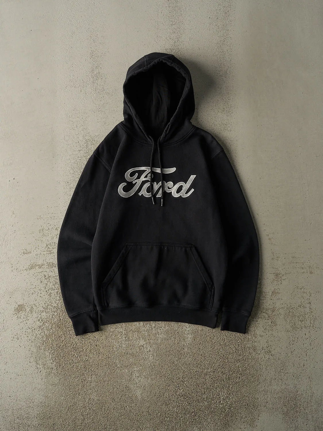Vintage Y2K Black Ford Embroidered Hoodie (XS/S) sold by Rebalance Vintage