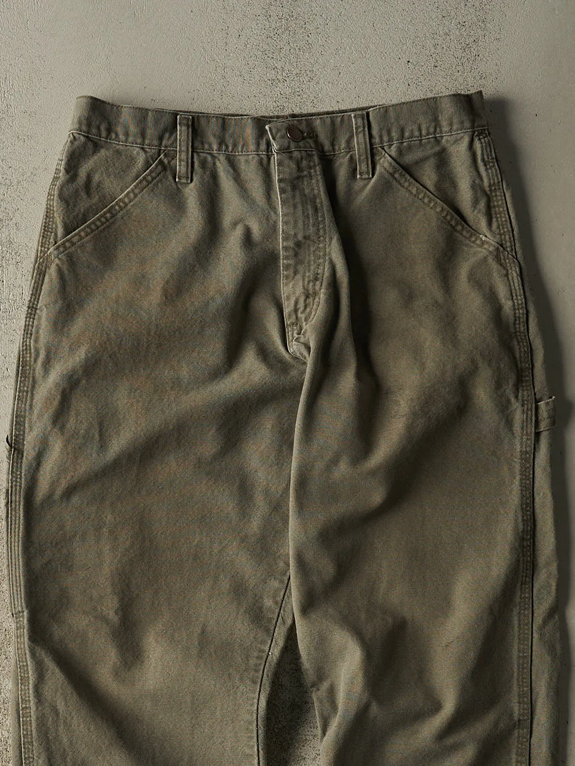 Vintage 90s Green Rustler Carpenter Pants (31x30.5) sold by Rebalance Vintage product image thumbnail 4