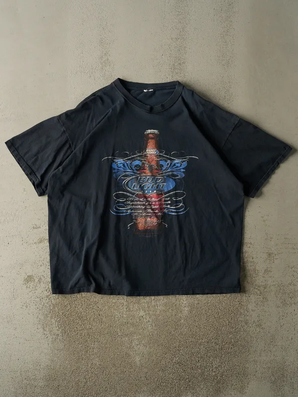 Vintage 07' Faded Black Bud Light Tee (XXL) sold by Rebalance Vintage