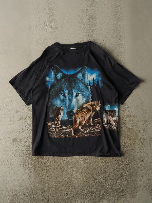 Vintage Y2K Black Wolf Tee (L/XL) sold by Rebalance Vintage