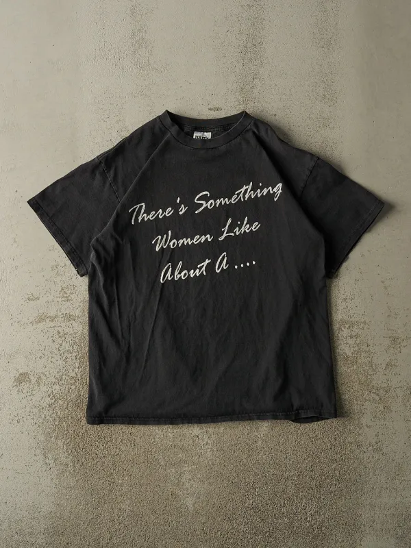 Vintage 90s Black Joe Diffie "Pickup Man" Band Tee (L) sold by Rebalance Vintage