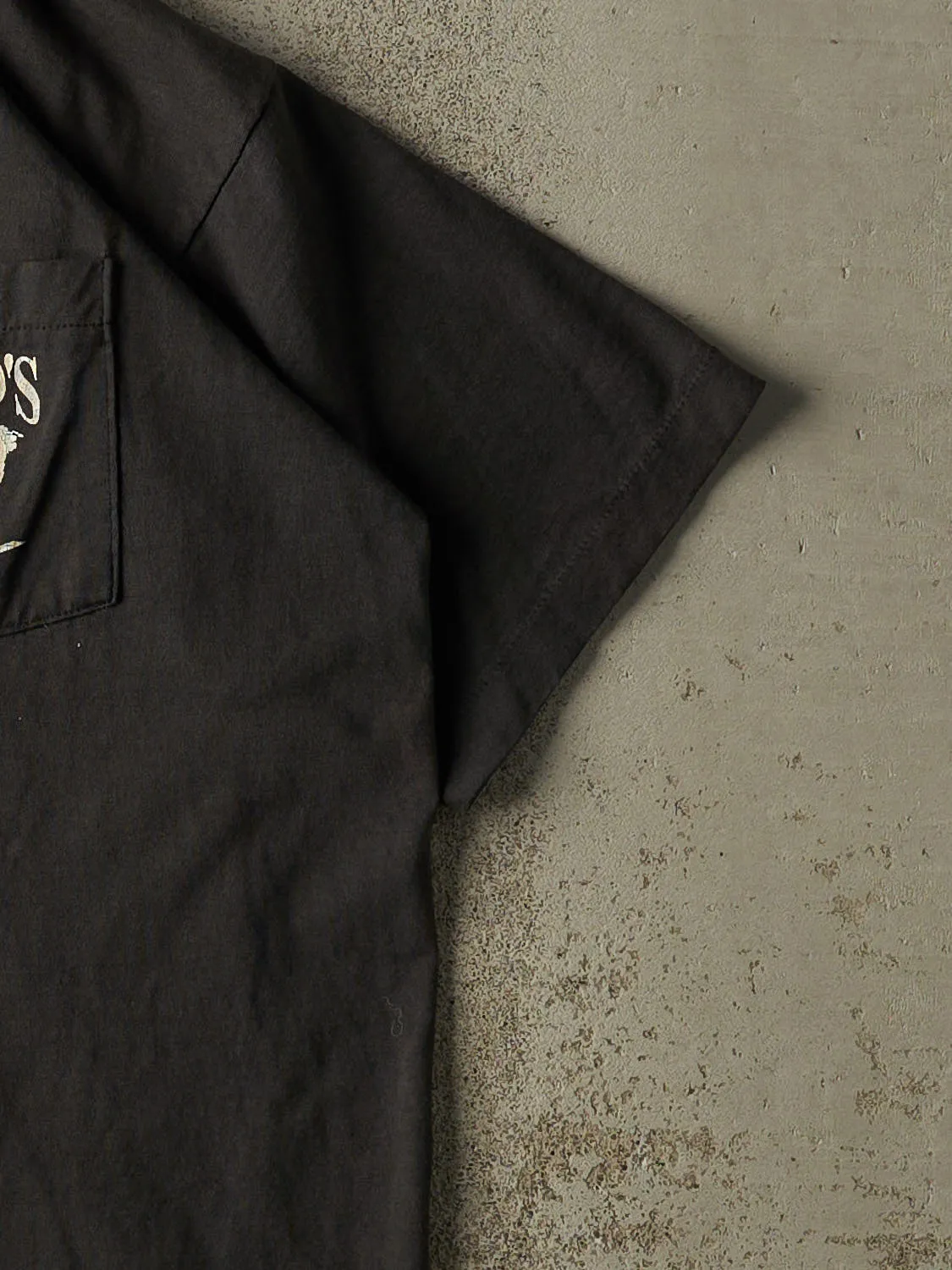 Vintage 80s Black Rano's Pocket Tee (L/XL) sold by Rebalance Vintage product image thumbnail 4