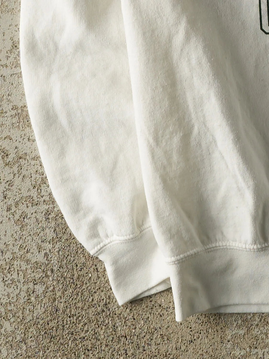 Vintage 90s White Ohio University Crewneck (S/M) sold by Rebalance Vintage product image thumbnail 3