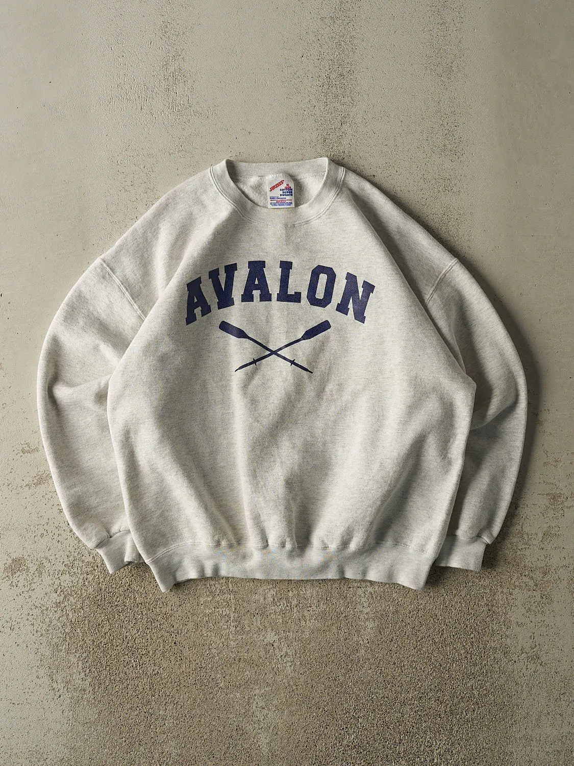 Vintage 80s Heather Grey Avalon Crewneck (M/L) sold by Rebalance Vintage