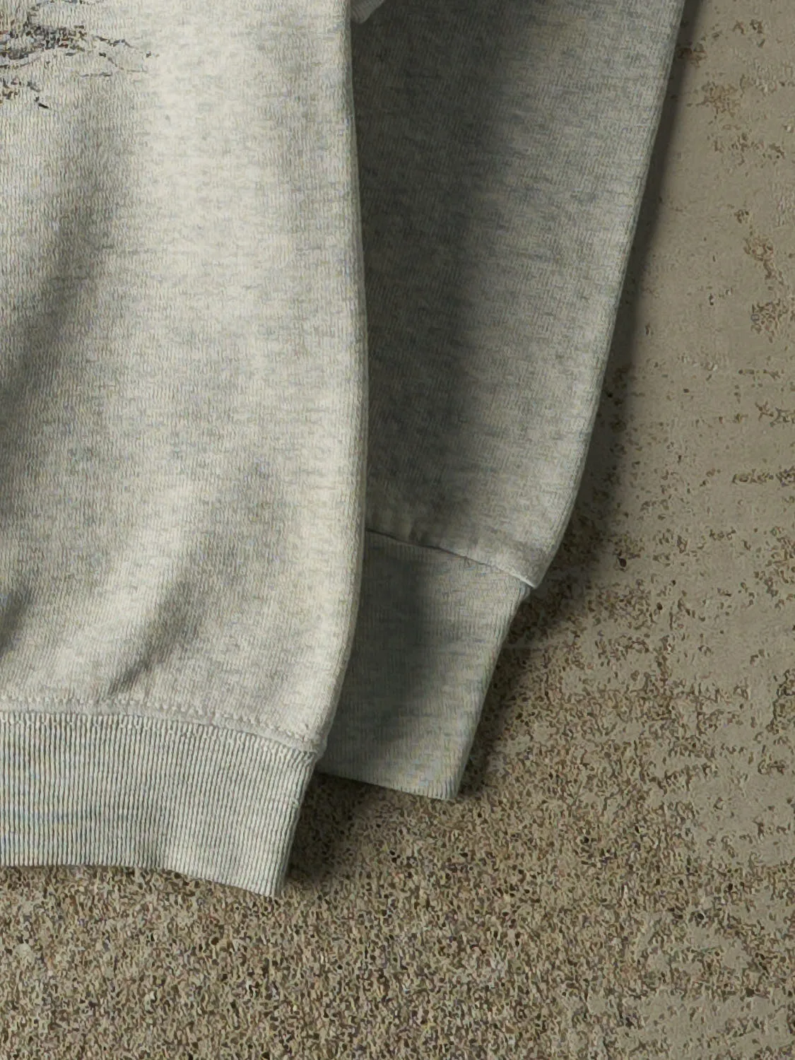Vintage 90s Heather Grey Deer Nature Crewneck (M) sold by Rebalance Vintage product image thumbnail 4