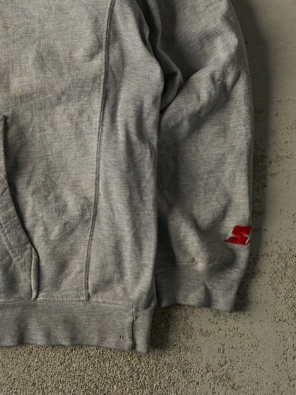 Vintage 90s Grey Ohio State University Buckeyes Embroidered Hoodie (XL) sold by Rebalance Vintage product image thumbnail 4