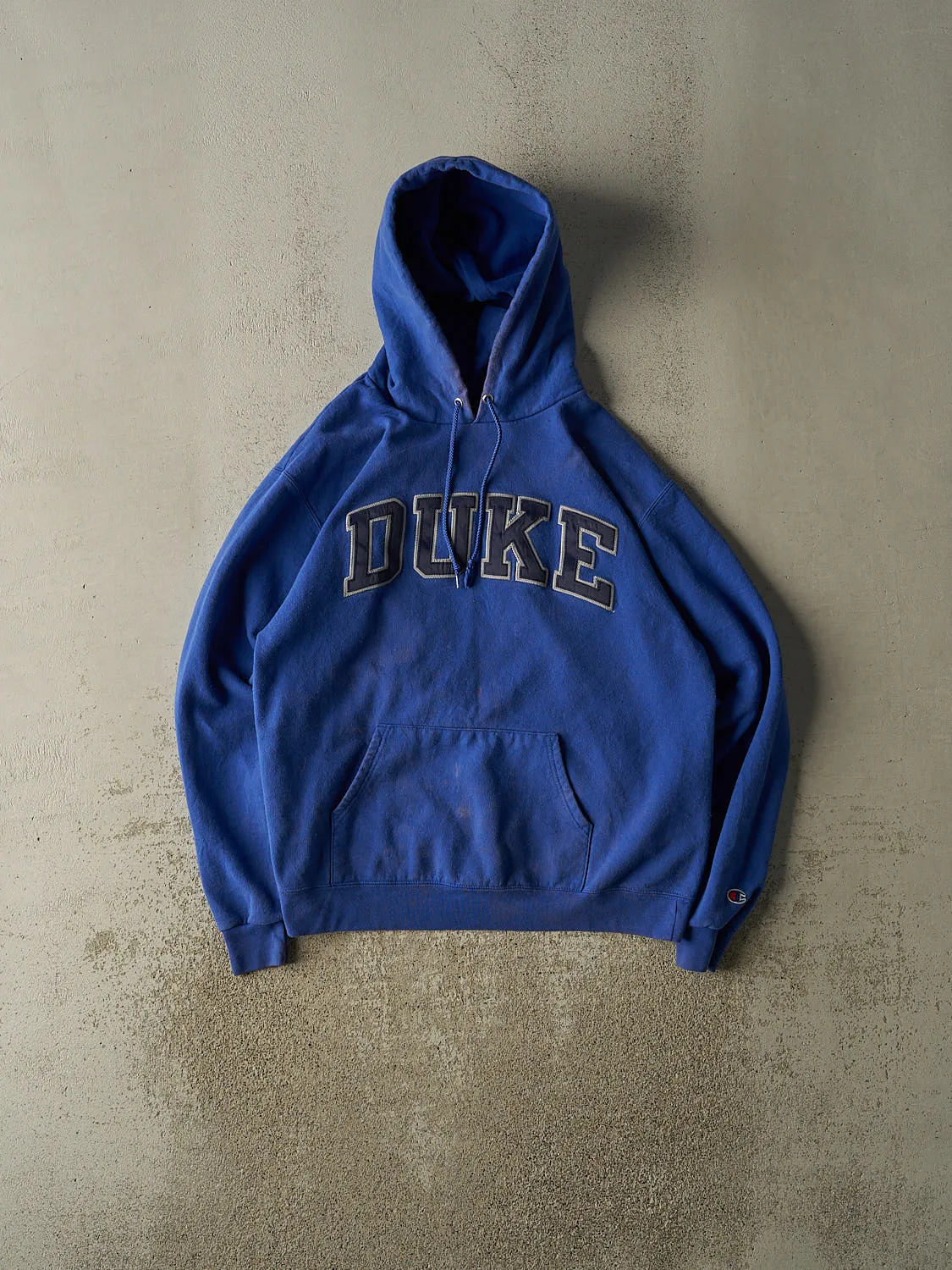 Vintage Y2K Blue Duke University Champion Hoodie (M/L) sold by Rebalance Vintage