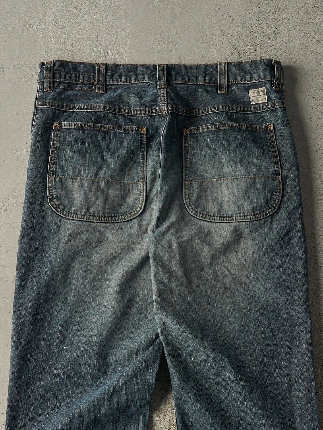 Vintage 90s Dark Wash Gap Flannel Lined Jeans (36x31.5) sold by Rebalance Vintage product image thumbnail 4