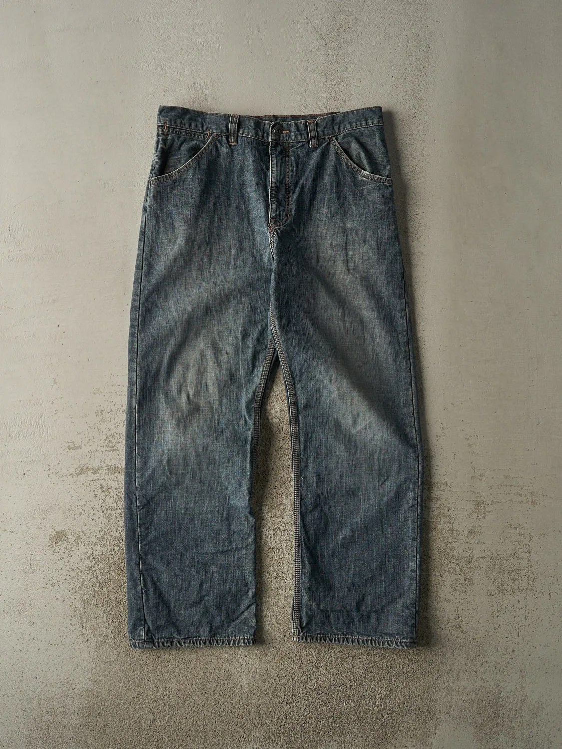 Vintage 90s Dark Wash Gap Flannel Lined Jeans (36x31.5) sold by Rebalance Vintage