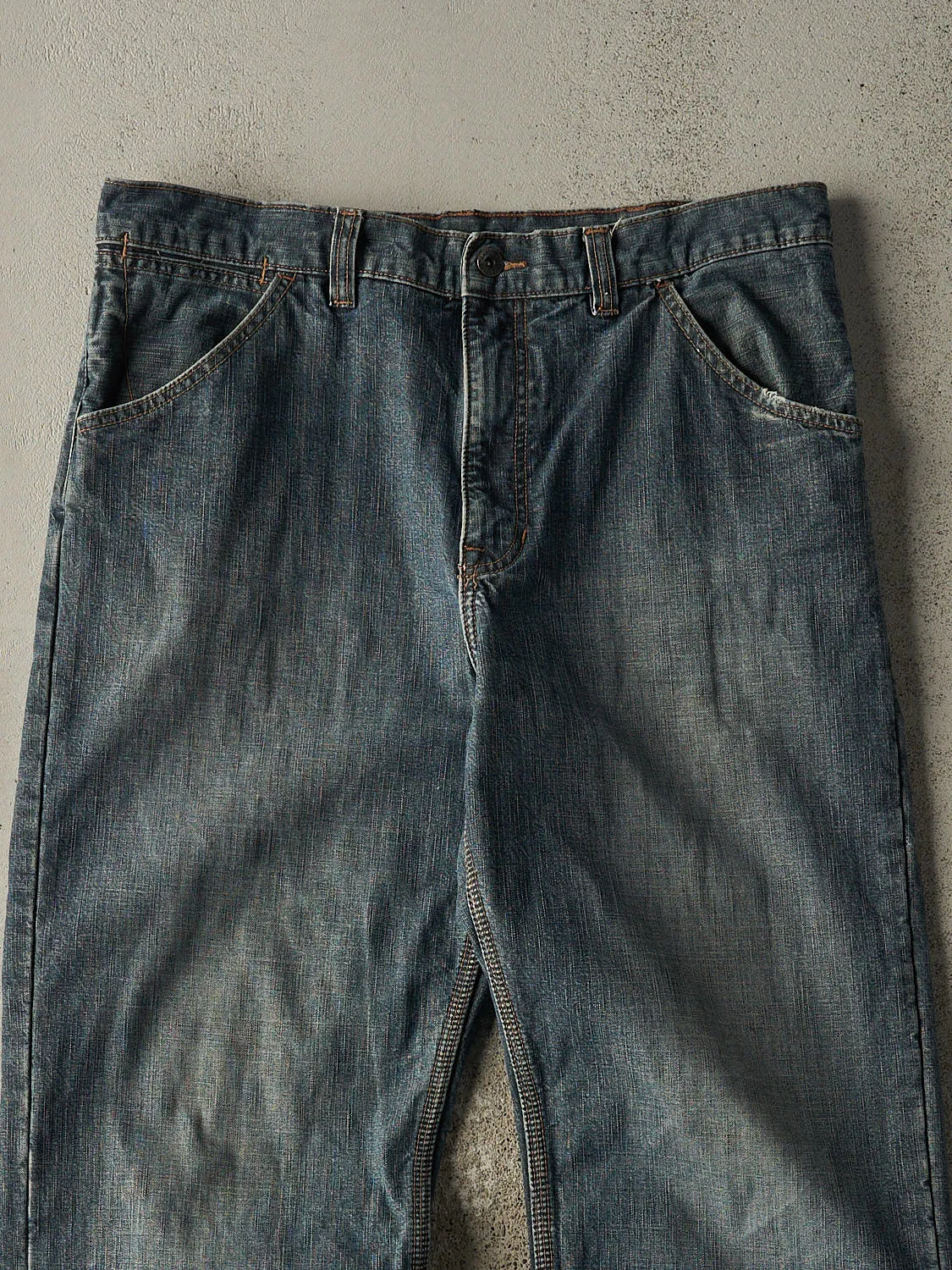 Vintage 90s Dark Wash Gap Flannel Lined Jeans (36x31.5) sold by Rebalance Vintage product image thumbnail 3