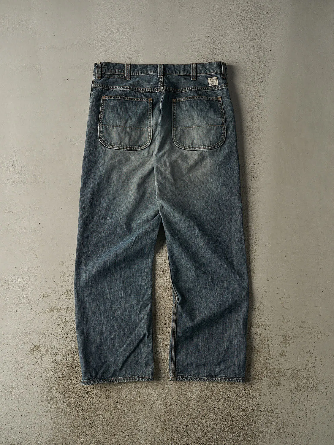 Vintage 90s Dark Wash Gap Flannel Lined Jeans (36x31.5) sold by Rebalance Vintage product image thumbnail 2