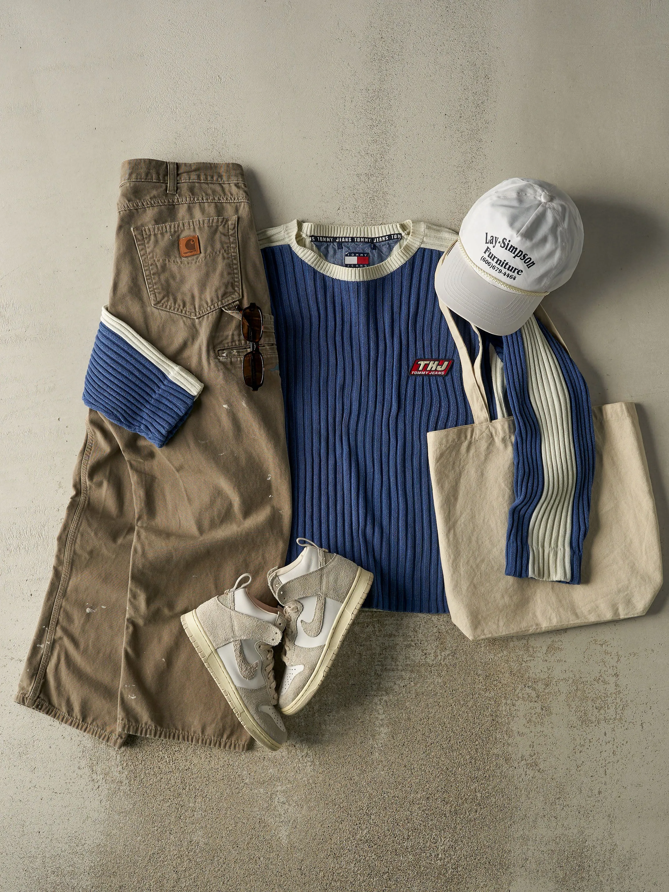 Vintage Y2K Sun Faded Brown Carhartt Carpenter Pants (33x29.5) sold by Rebalance Vintage product image thumbnail 2