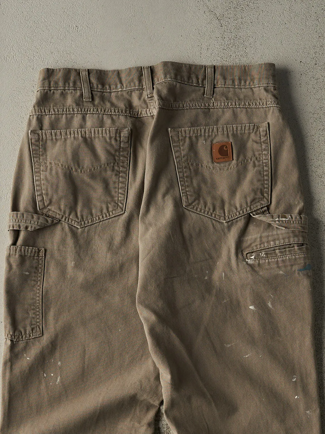Vintage Y2K Sun Faded Brown Carhartt Carpenter Pants (33x29.5) sold by Rebalance Vintage product image thumbnail 5