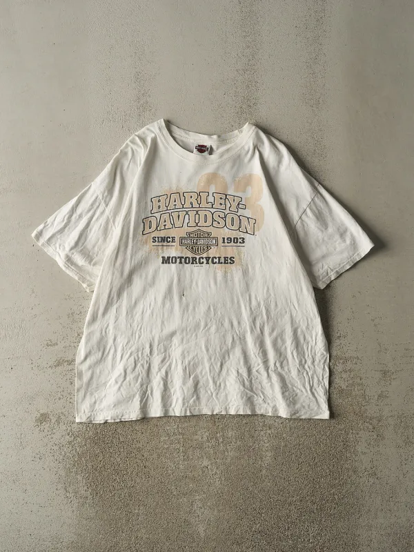 Vintage 11' White Harley Davidson Pataskala Ohio Tee (XL) sold by Rebalance Vintage