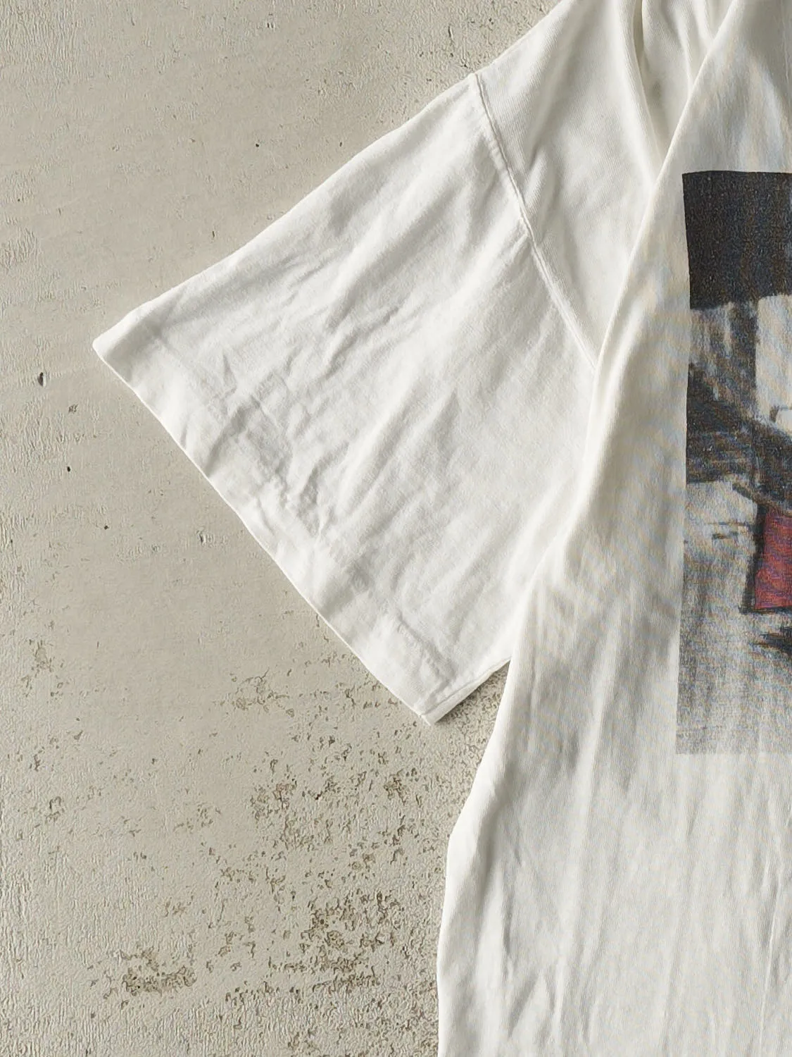 Vintage 90s White Kissing Tee (L/XL) sold by Rebalance Vintage product image thumbnail 3