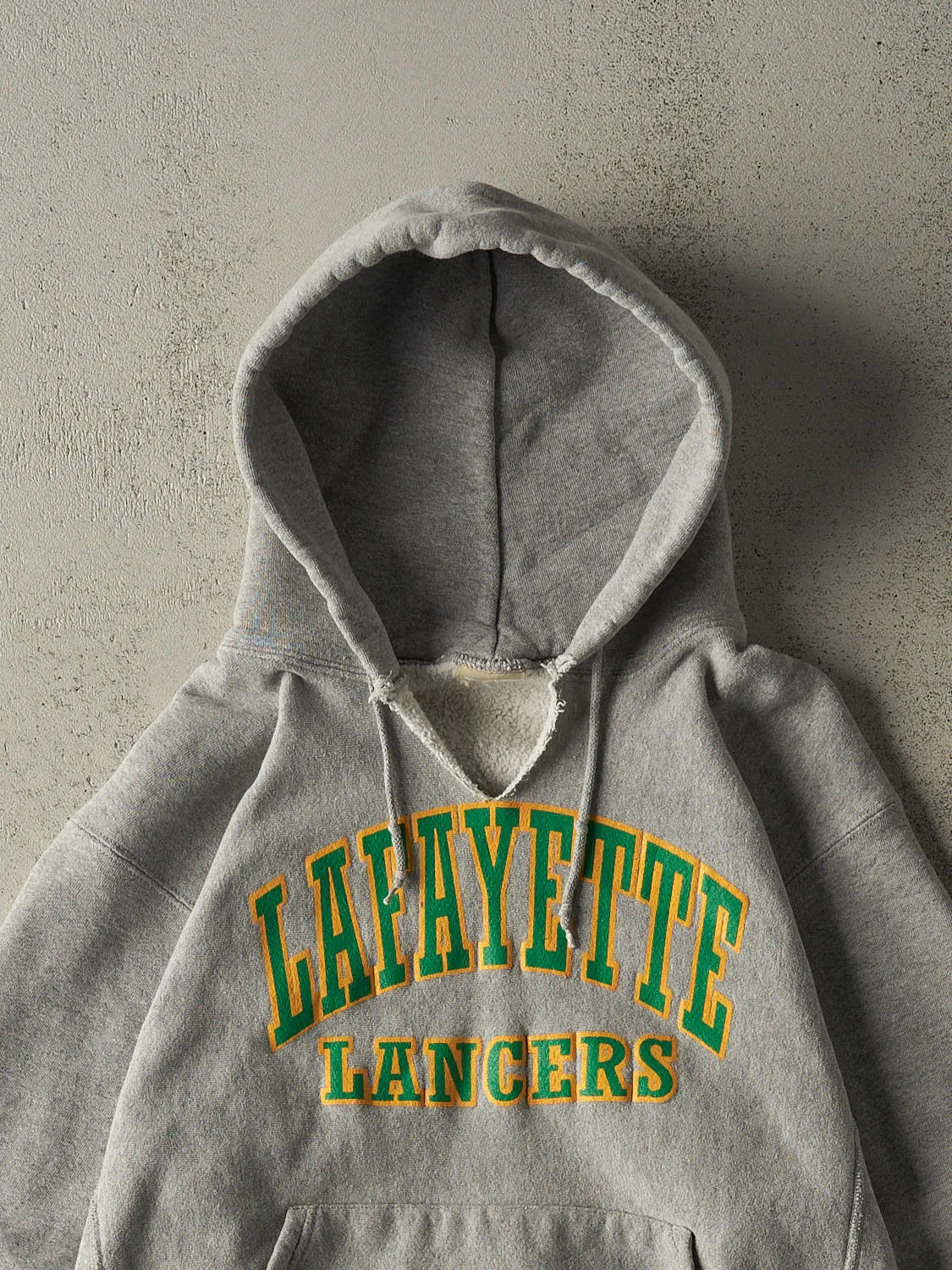 Vintage 90s Grey Lafeyette Lancers Hoodie (S/M) sold by Rebalance Vintage product image thumbnail 2