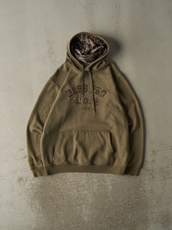 Vintage Y2K Green Bass Pro Shops Embroidered Hoodie (L/XL) sold by Rebalance Vintage