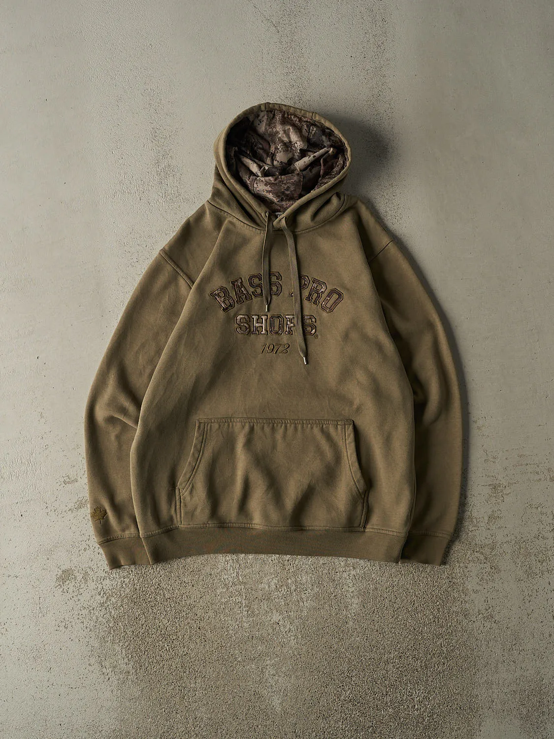 Vintage Y2K Green Bass Pro Shops Embroidered Hoodie (L/XL) sold by Rebalance Vintage