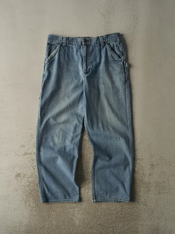 Vintage Y2K Light Wash Old Navy Carpenter Jeans (37x31) sold by Rebalance Vintage