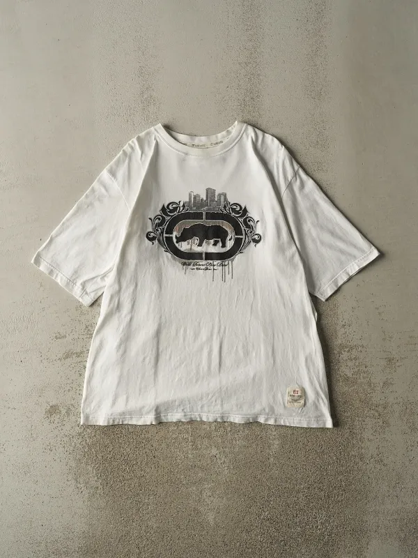 Vintage Y2K White Ecko Tee (XL) sold by Rebalance Vintage