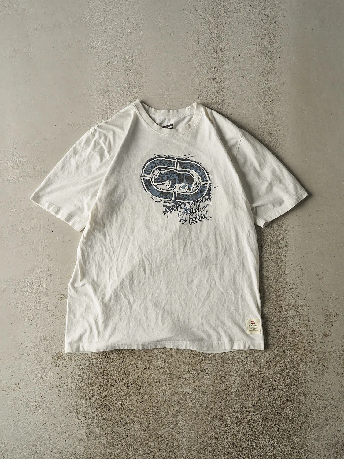 Vintage Y2K White Ecko Tee (XL) sold by Rebalance Vintage