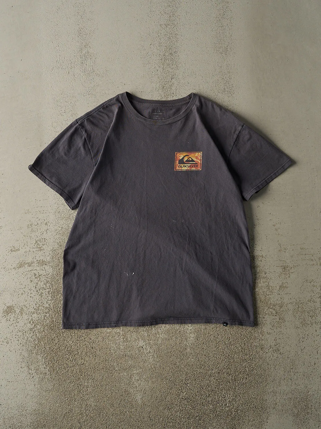 Vintage Y2K Navy Blue Quiksilver Tee (L/XL) sold by Rebalance Vintage