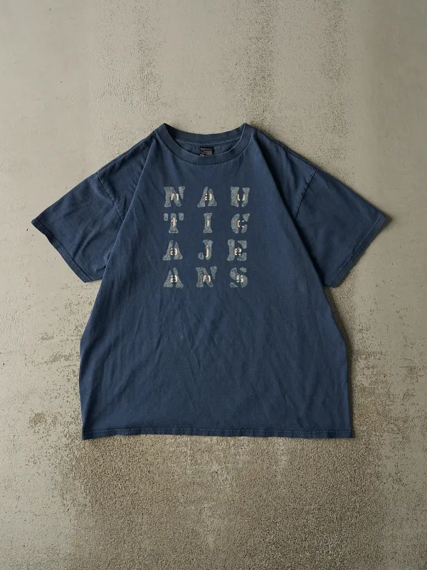 Vintage Y2K Blue Nautica Jeans Tee (L/XL) made by Rebalance Vintage