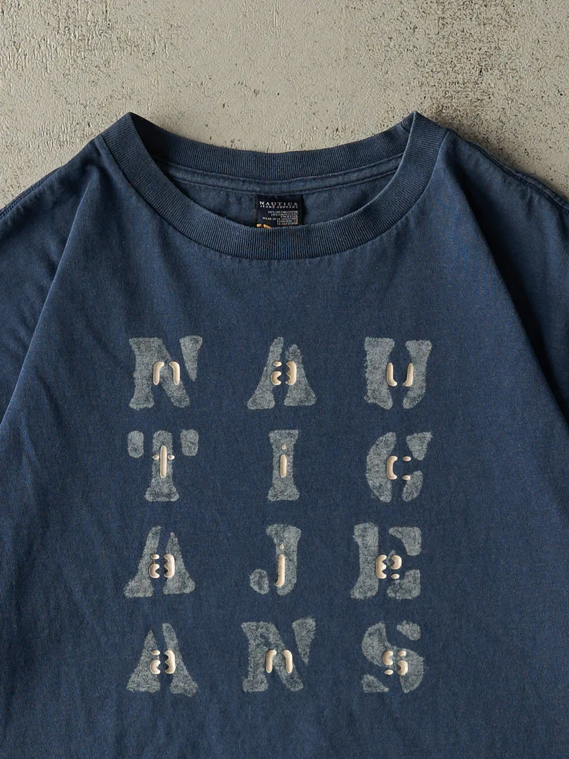 Vintage Y2K Blue Nautica Jeans Tee (L/XL) sold by Rebalance Vintage product image thumbnail 2