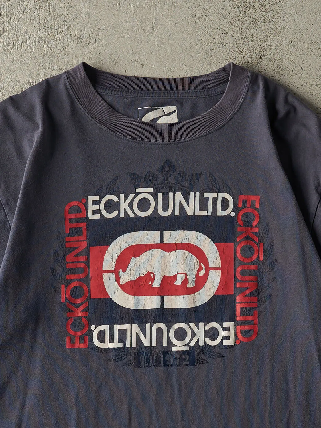 Vintage Y2K Navy Blue Ecko Tee (L) sold by Rebalance Vintage product image thumbnail 2