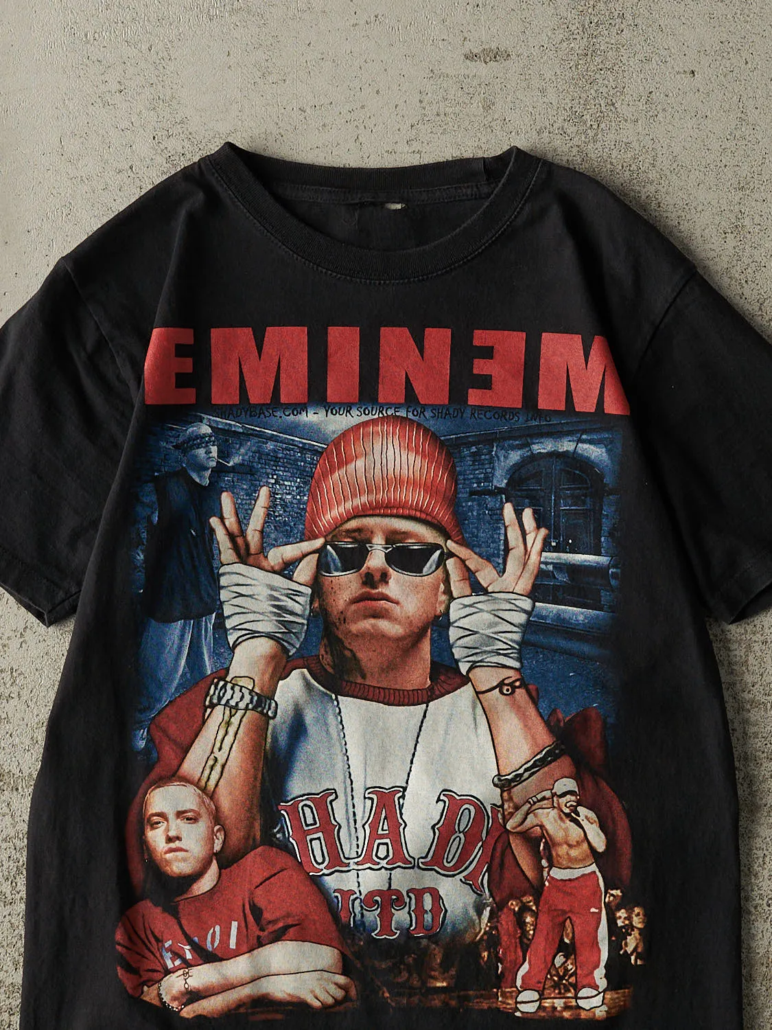 Vintage Y2K Black Eminem Bootleg Tee (S/M) sold by Rebalance Vintage product image thumbnail 3