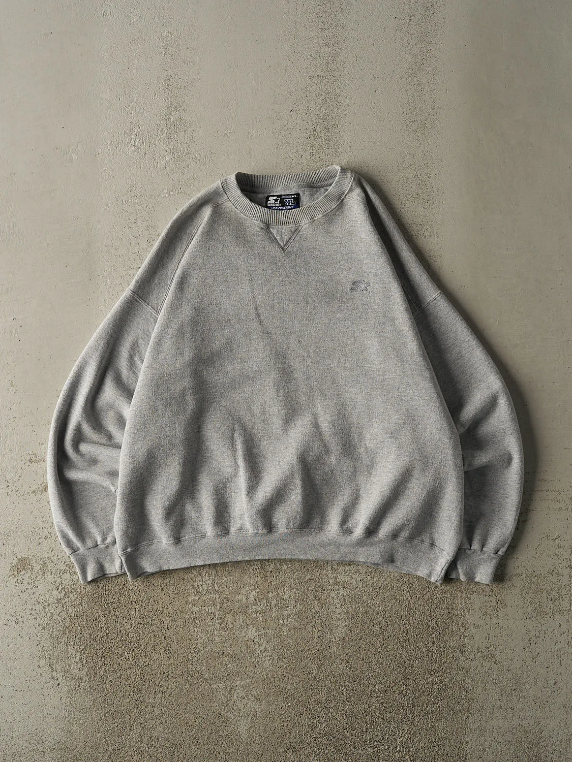 Vintage Y2K Grey Starter Embroidered Crewneck (L/XL) sold by Rebalance Vintage